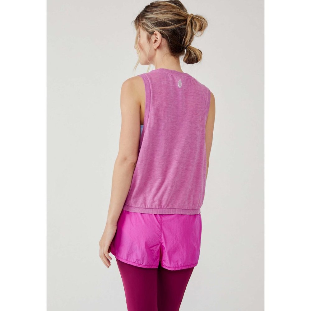 đLAST CHANCEđ NWT FP Movement Love Tank / Magenta Disco - Picture 3 of 6